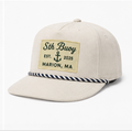 White Retro Buoy Rope Hat